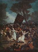 Francisco de Goya The Burial of the Sardine Sweden oil painting artist